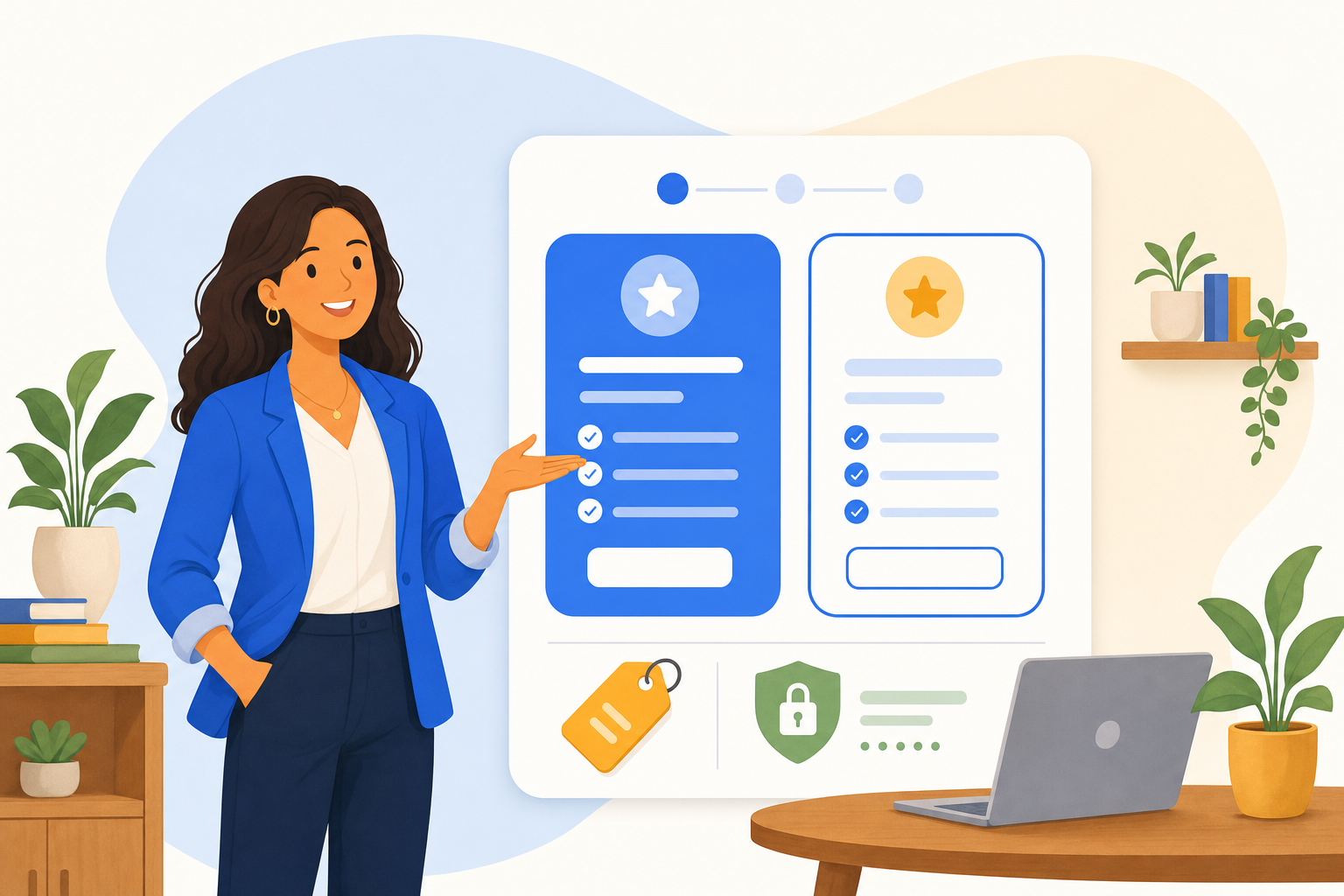 Signing up, paying and setting a password