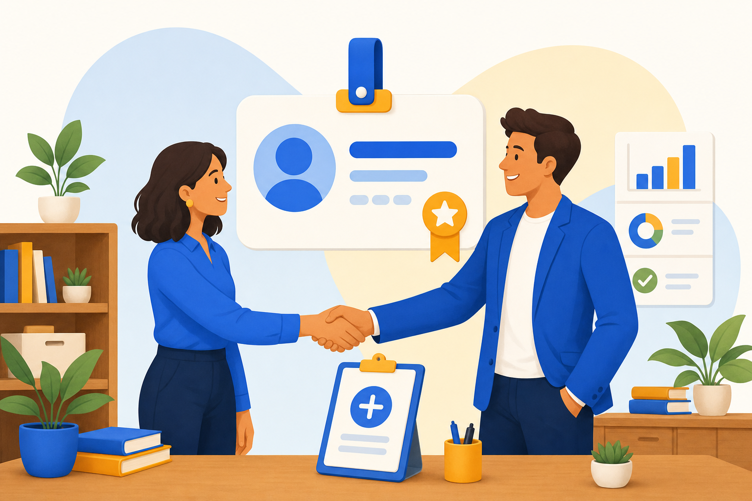 Staff: teachers, office accounts & job titles