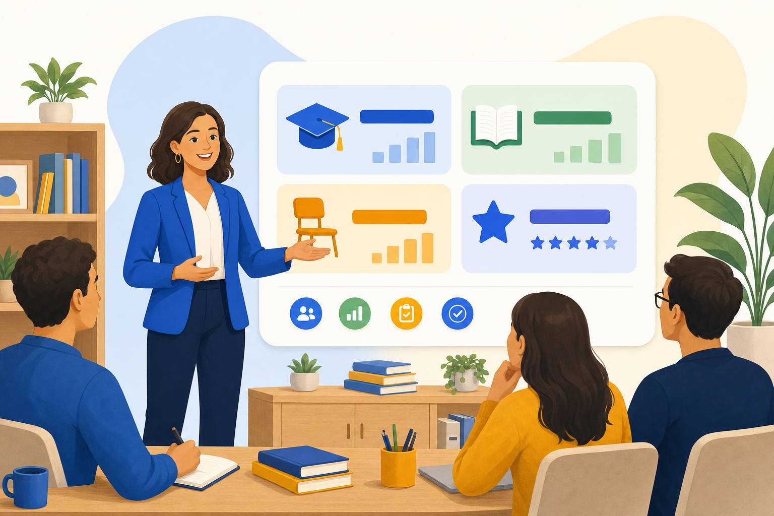 The school-admin dashboard