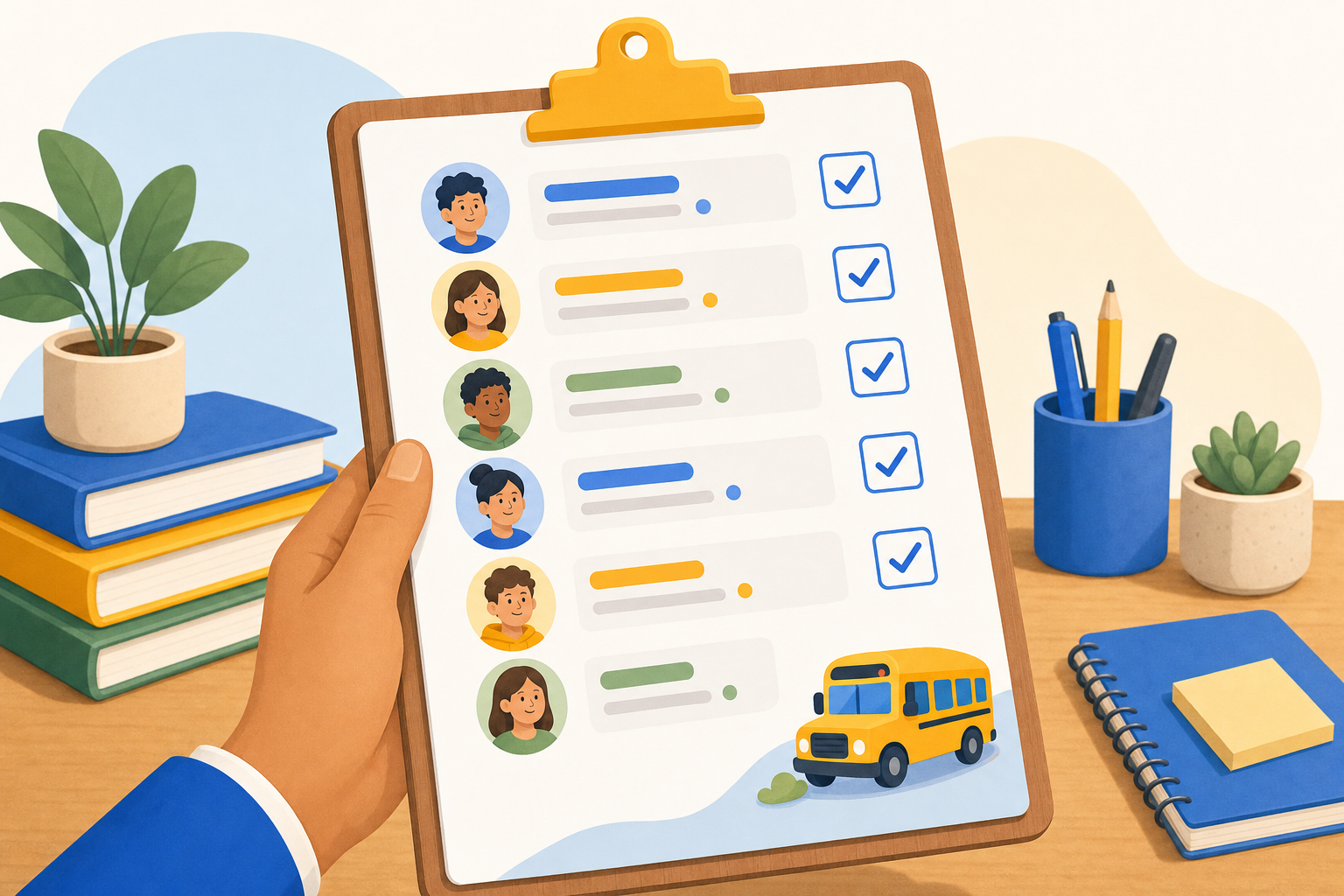 Class & trip roster: reading the sheet