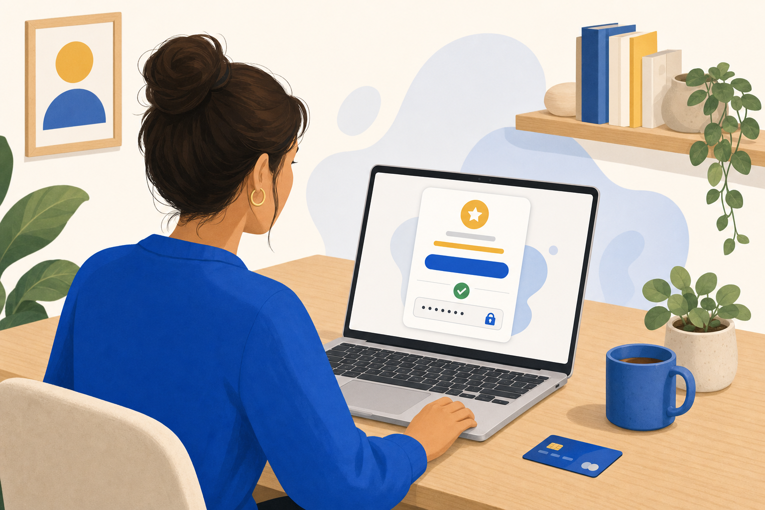 Signing up, paying and setting a password