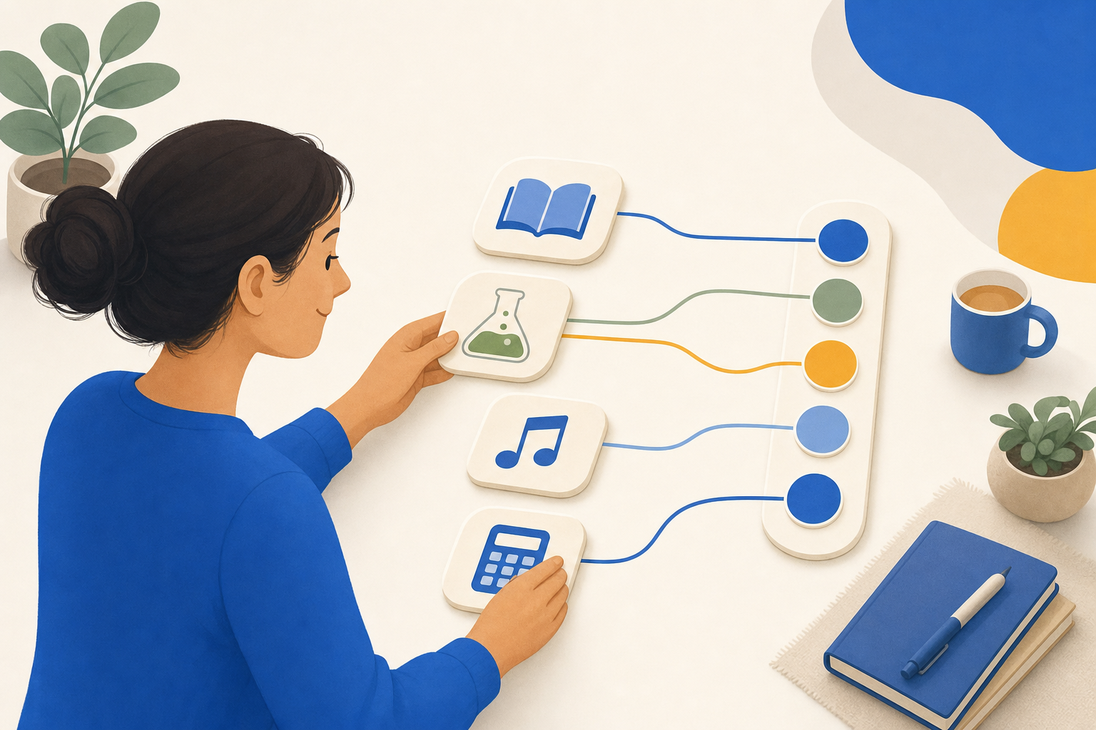 Subjects and grade-level mapping